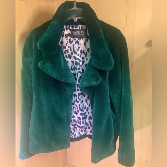 Gorgeous Jade Green Faux Fur - Picture 1 of 7